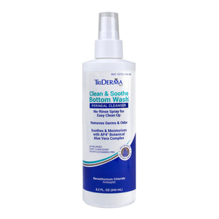 Clean & Soothe Bottom Wash Perineal Cleanser, Incontinence Spray Wash