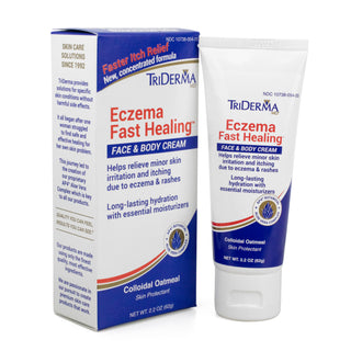 Eczema Cream for Face & Body, Itch Relief for Dry Sensitive Skin, Steroid-Free Moisturizer with Colloidal Oatmeal & Aloe, Helps Support Skin Barrier, Dermatologist Tested, 4.2 oz