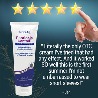 Psoriasis Control Face & Body Cream — 3% Salicylic Acid Relief for Itching, Flaking & Redness