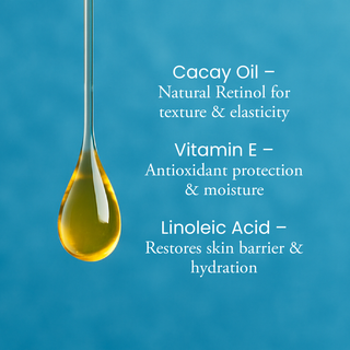 Scar & Stretch Mark Skin Recovery Oil with Cacay – Scar Treatment for Stretch Marks, New & Old Scars | Fast-Absorbing Dry Healing Oil