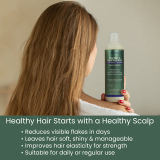 Tea Tree Itchy Scalp Shampoo – Dandruff & Itch Relief | TriDerma