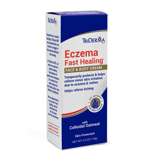 Eczema Cream for Face & Body, Itch Relief for Dry Sensitive Skin, Steroid-Free Moisturizer with Colloidal Oatmeal & Aloe, Helps Support Skin Barrier, Dermatologist Tested, 4.2 oz
