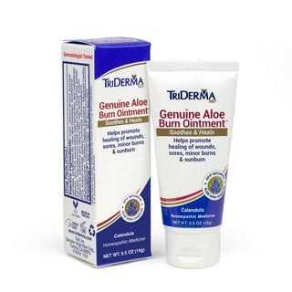 Genuine Aloe Burn Ointment Maximum Strength Topical Burn Relief