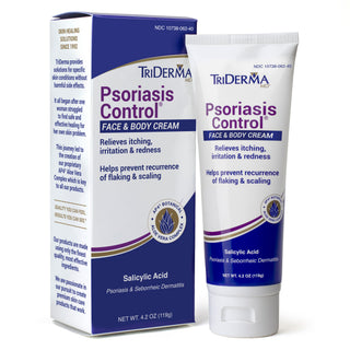Psoriasis Control Face & Body Cream — 3% Salicylic Acid Relief for Itching, Flaking & Redness