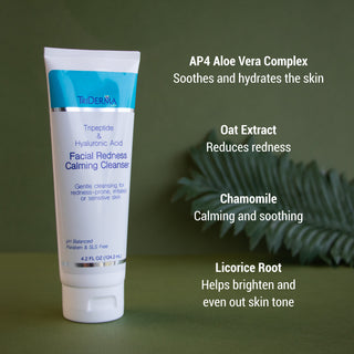 Facial Redness Calming Cleanser Gentle Face Wash