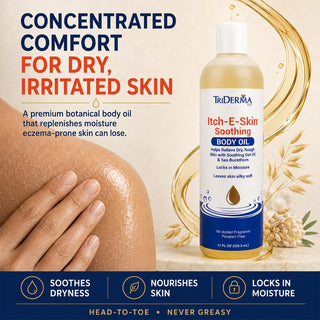 Eczema Relief Bundle - Nourish, Soothe and Moisturize Extra Dry, Itchy Skin