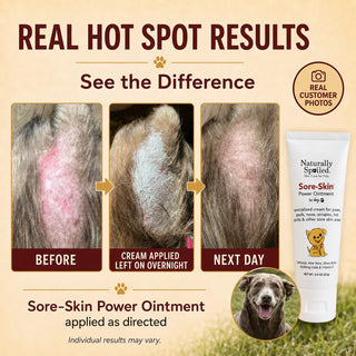 Healing Cream for Dogs with Dry, Irritated & Itchy Skin | Fast-Absorbing Pet Skin Relief | 2 oz